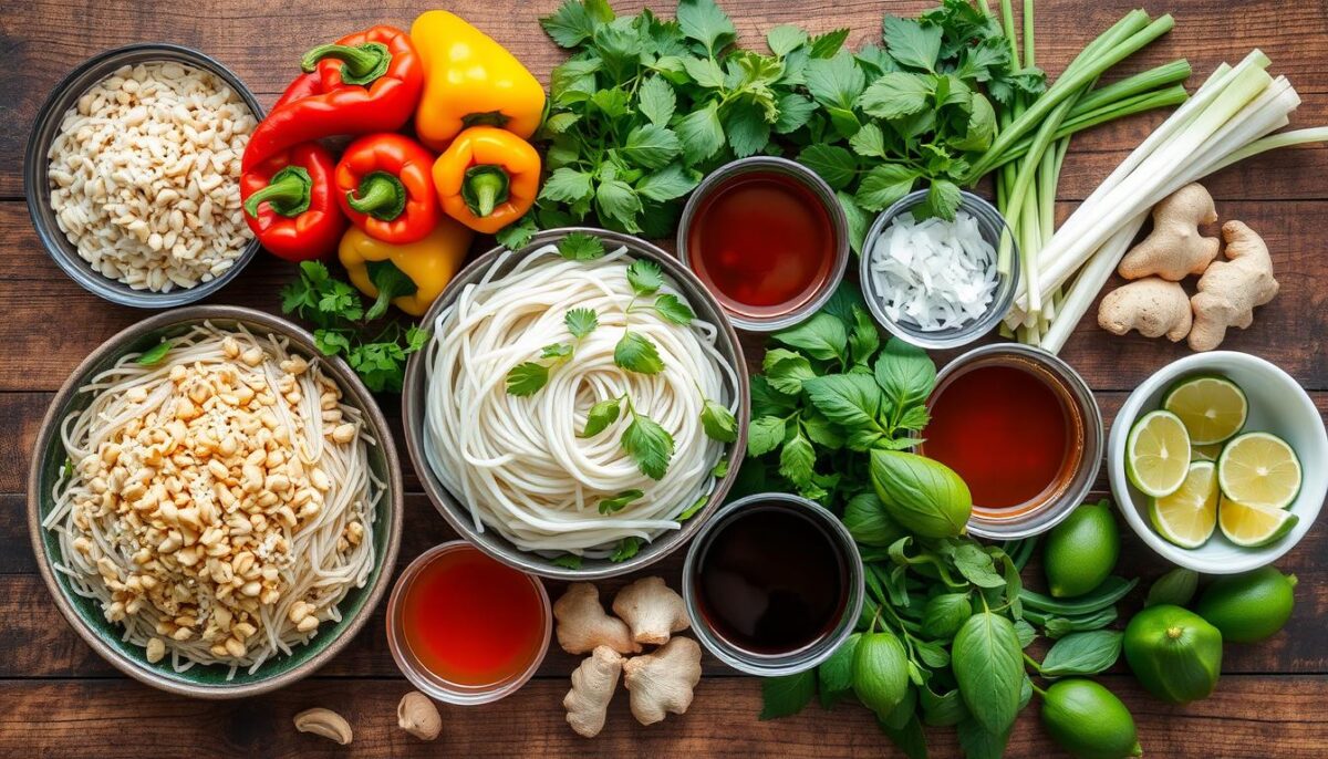 authentic Asian cuisine ingredients