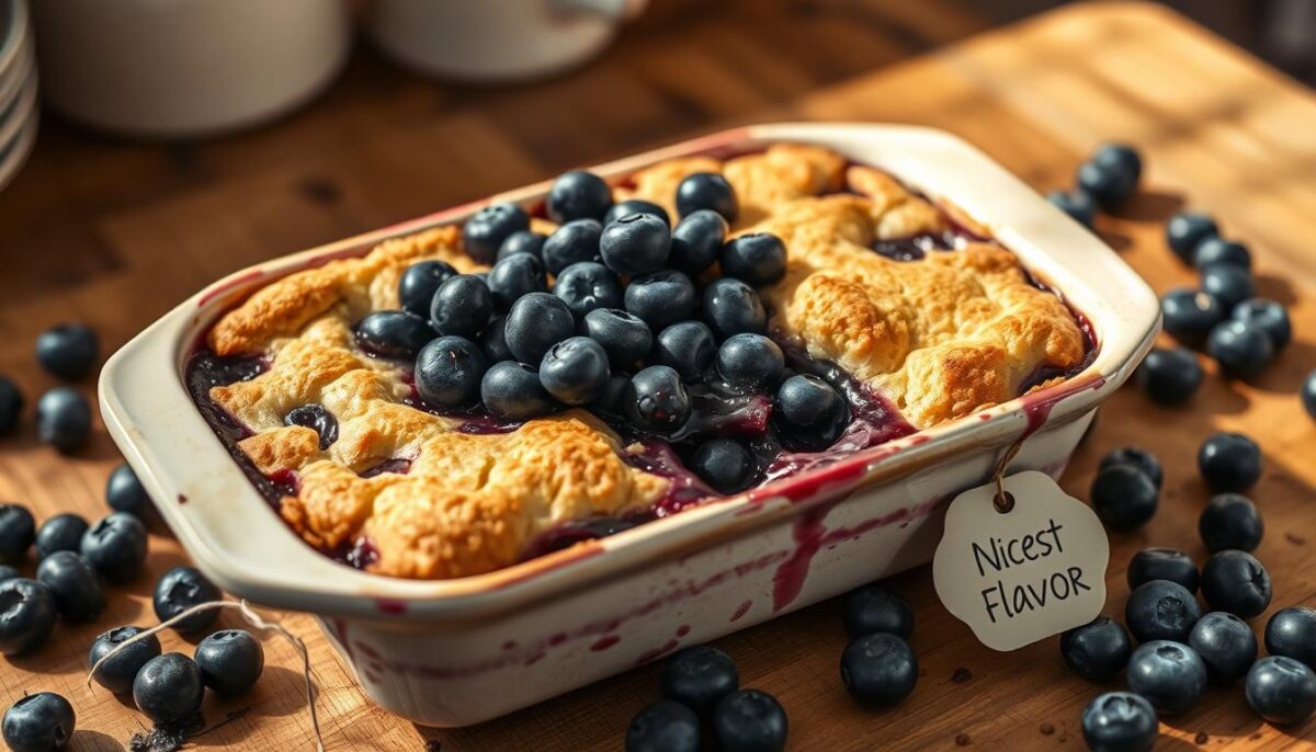 easy blueberry cobbler recipe