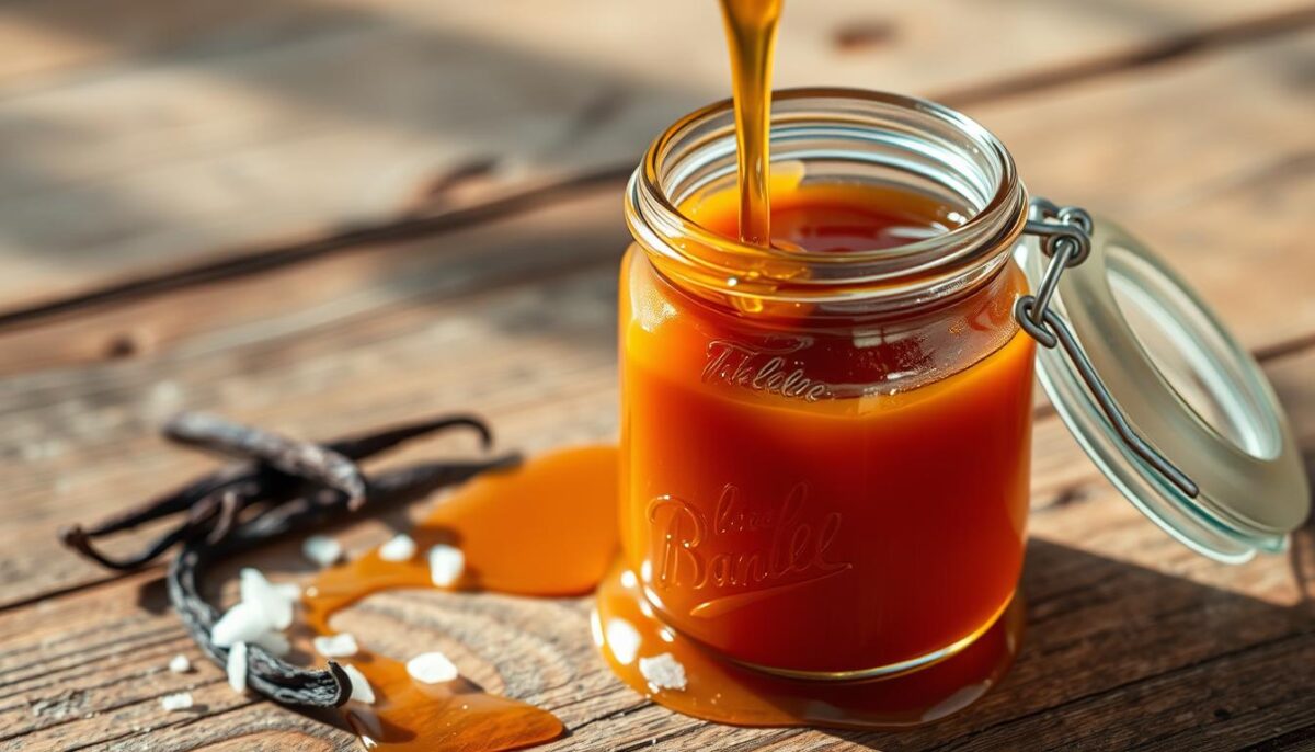 homemade caramel syrup